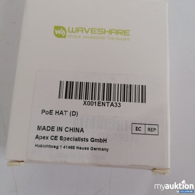 Artikel Nr. 827507: Waveshare PoE Hat, X001ENTA33