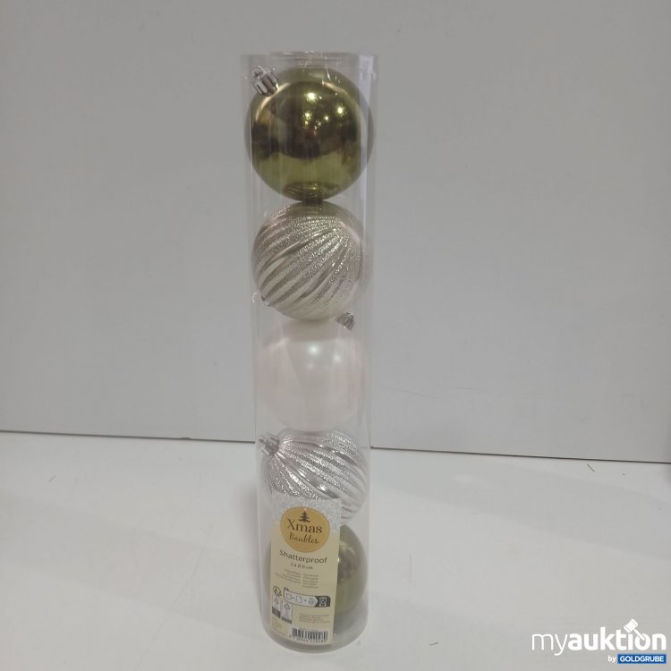 Artikel Nr. 912507 Artikel Nr. 912507: Xmas Baubles Weihnachtskugeln 5 Stück