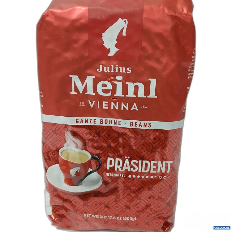 Artikel Nr. 954507: JULIUS MEINL Ganze Bohne Präsident 500g 