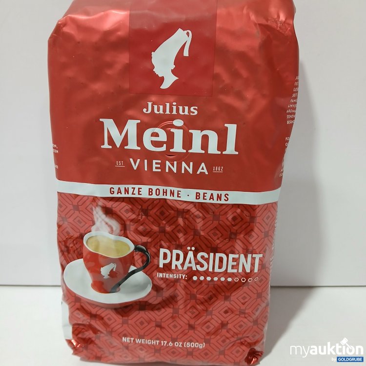 Artikel Nr. 954507: JULIUS MEINL Ganze Bohne Präsident 500g 