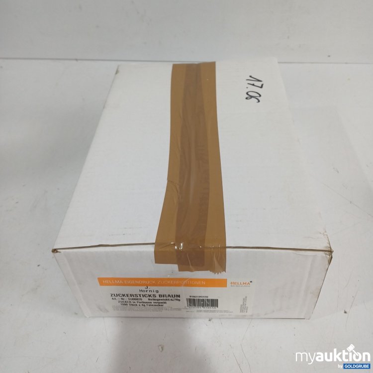 Artikel Nr. 983507: J. Hornig Zuckersticks Braun 1000 Stück á 4g Feinzucker