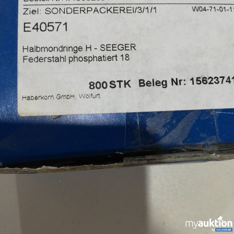 Artikel Nr. 380508 Artikel Nr. 380508: Halbmondringe Feder Stahl phosphatiert 18