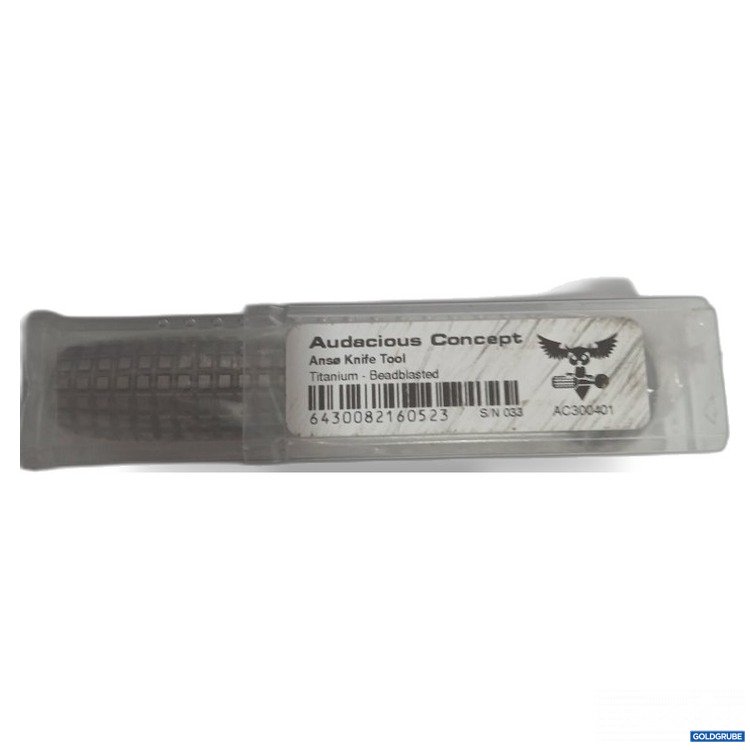 Artikel Nr. 445508 Artikel Nr. 445508: Audacious Concept Anso Knife Tool Titanium Beadblasted