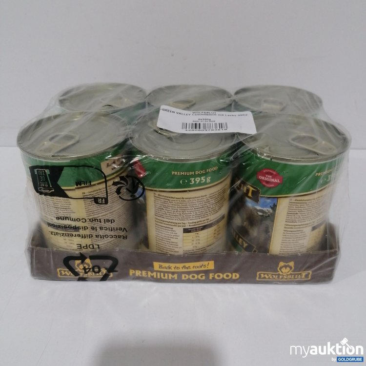 Artikel Nr. 847508: Wolfsblut Green Valley Lamm/Lachs 6x395g