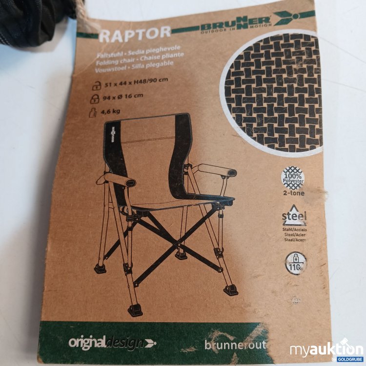 Artikel Nr. 877508: Brunner Raptor Faltstuhl 