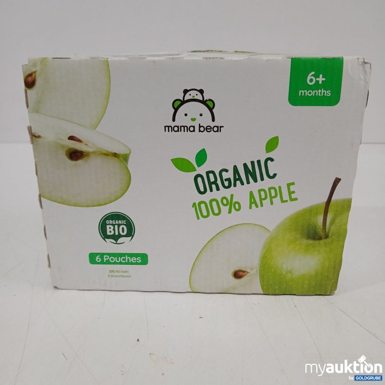 Artikel Nr. 911508: Mama bear Organic 100% Apple 6x90g 