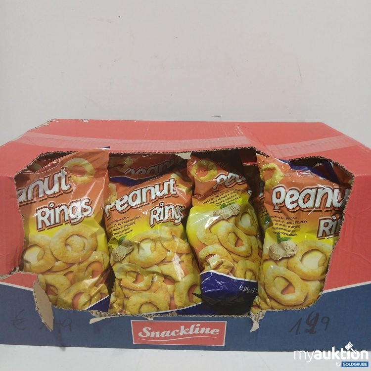 Artikel Nr. 932508 Artikel Nr. 932508: Snackline Erdnuss-Ringe abgelaufen 125g 13Stk