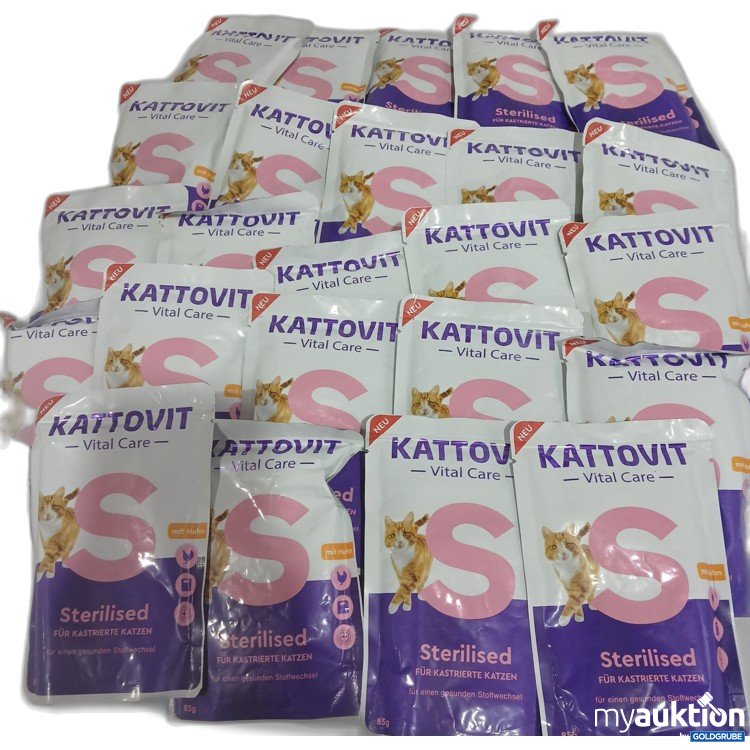 Artikel Nr. 952508: Kattovit Sterilised mit Huhn 24x85g