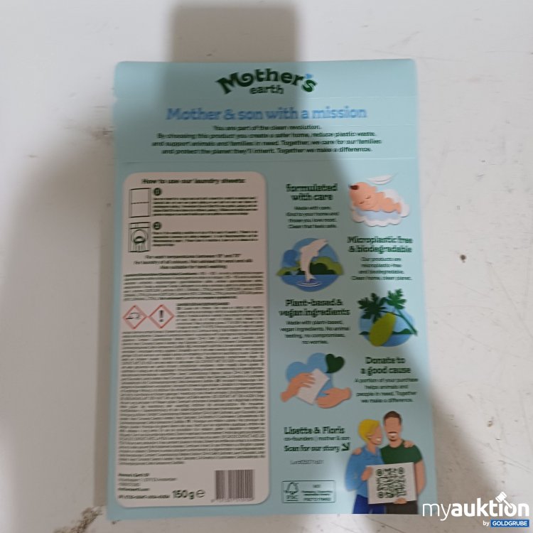 Artikel Nr. 526509: Mother Earth Laundry Sheets, 30 Blätter, 60 Wäschen