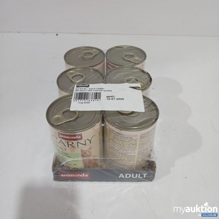Artikel Nr. 808509: Animonda Carny Adult mix 3 Katzenfutter 6x400g