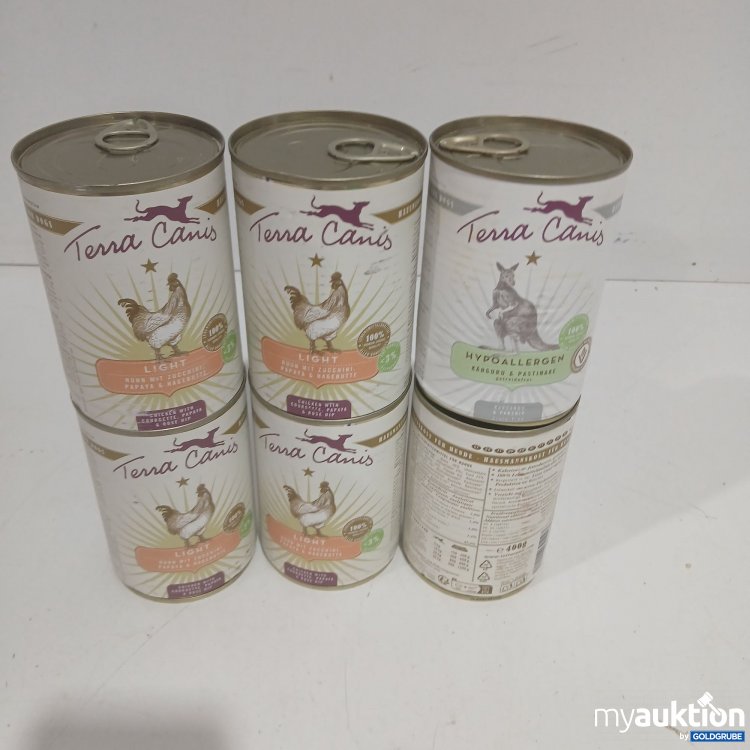 Artikel Nr. 890509 Artikel Nr. 890509: Terra Canis Hundefutter Diverse Sorten 6 x 400g