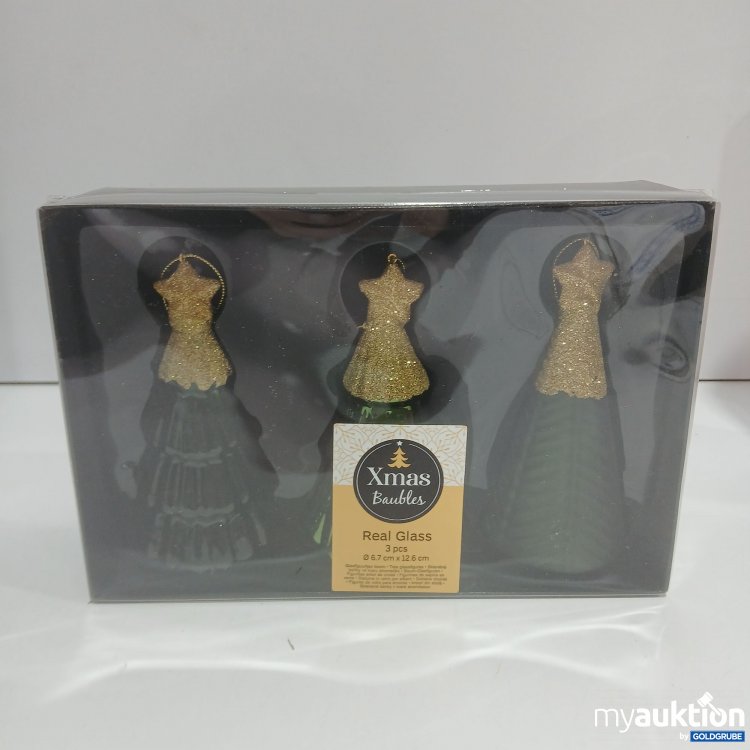 Artikel Nr. 912509 Artikel Nr. 912509: Xmas Baubles Weihnachtskugeln 3 Stück
