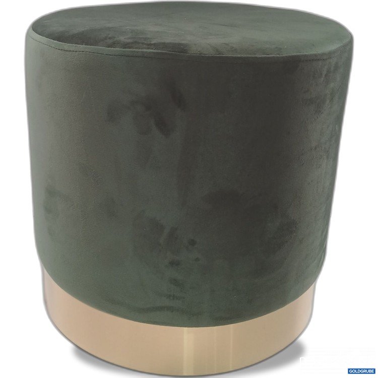 Artikel Nr. 969509 Artikel Nr. 969509: Westwing Collection Samthocker grün ca 38ø Höhe 37cm