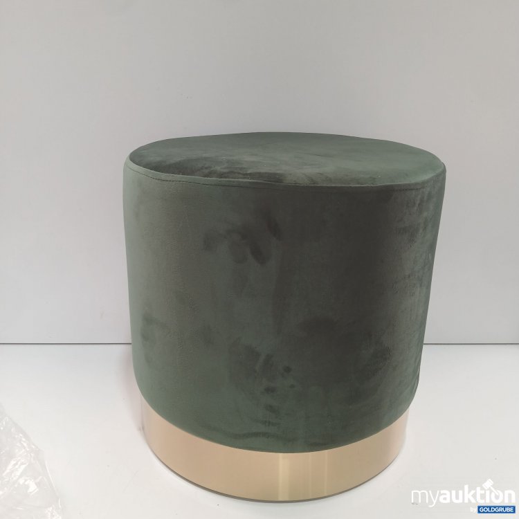 Artikel Nr. 969509 Artikel Nr. 969509: Westwing Collection Samthocker grün ca 38ø Höhe 37cm