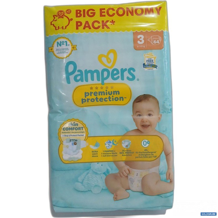 Artikel Nr. 972509: Pampers Premium Protection 3 6-10kg 64Stk 