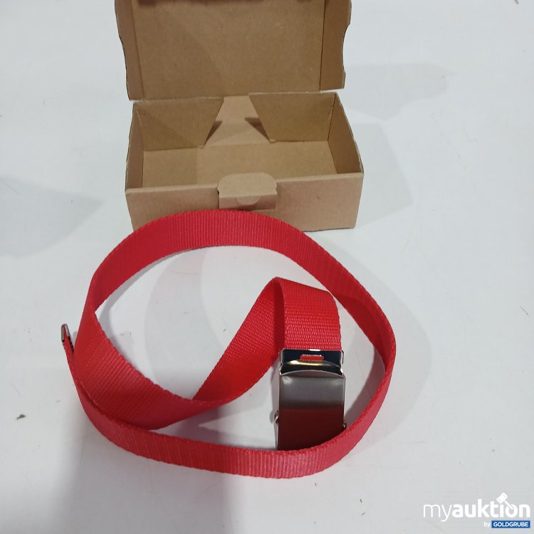 Artikel Nr. 437510 Artikel Nr. 437510: Shenky Stoffgürtel 3cm schmal rot 80cm
