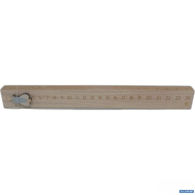 Artikel Nr. 446510 Artikel Nr. 446510: Holz-Adventskalender ca 50x2,5x5,5cm