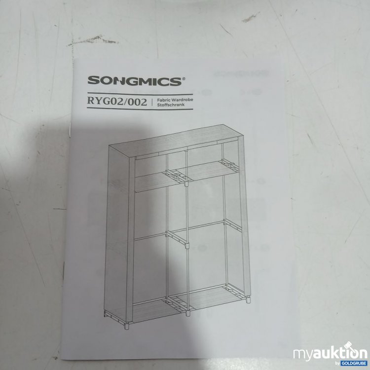 Artikel Nr. 447510: SONGMICS Fabric Kleiderschrank  RYG02/002 3x174cm grau