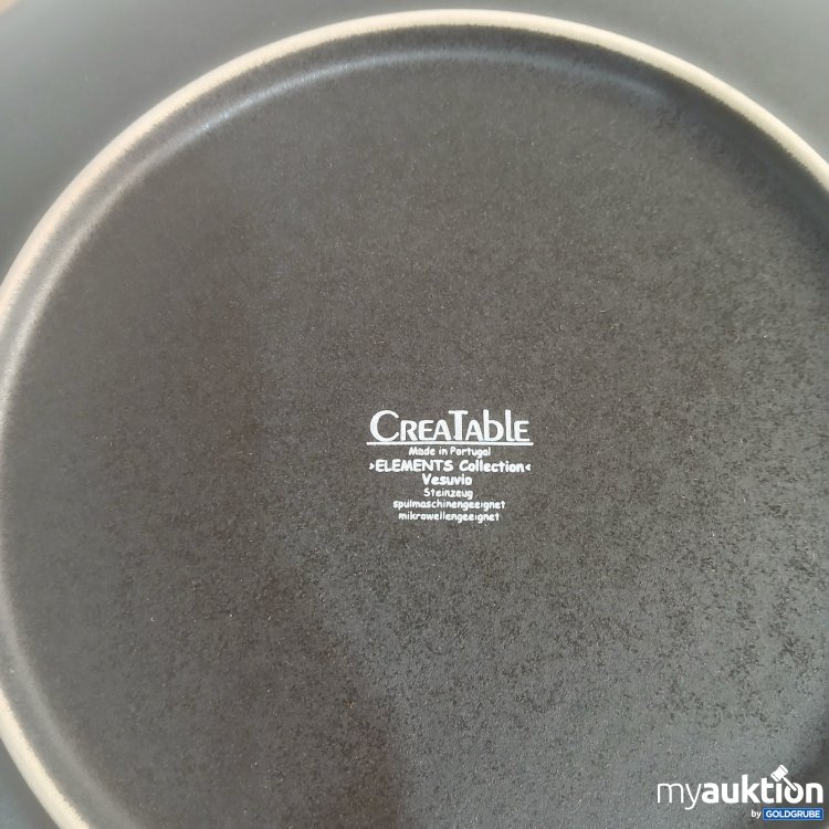 Artikel Nr. 465510 Artikel Nr. 465510: CreaTable Elements Collection Vesuvio Steinzeug Teller ø27cm 6Stk