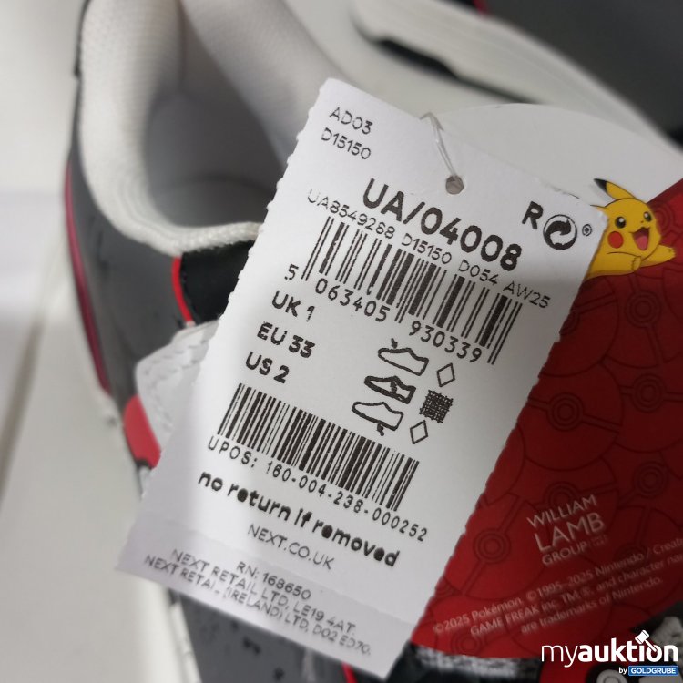 Artikel Nr. 467510 Artikel Nr. 467510: Next Pokmon Pokémon Kinder Sneaker