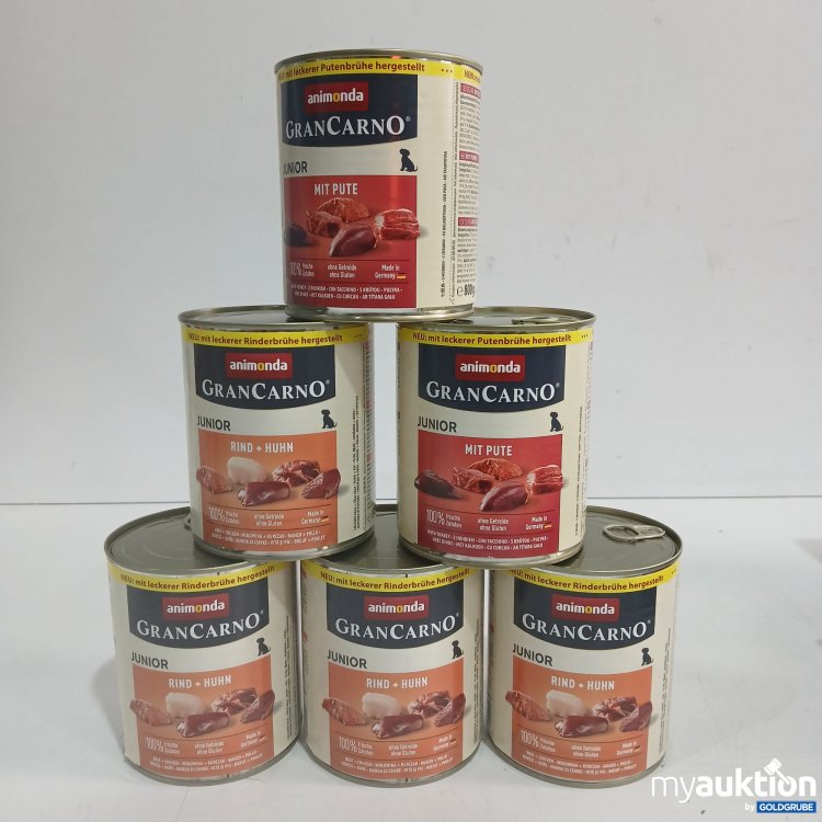Artikel Nr. 885510: Animonda Gran Carno Hundefutter Junior je 800g