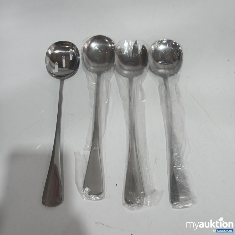 Artikel Nr. 899510: Edelstahl Servierlöffel Set 4-teilig