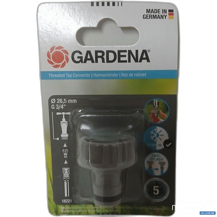 Artikel Nr. 917510 Artikel Nr. 917510: Gardena Hahnverbinder 18221