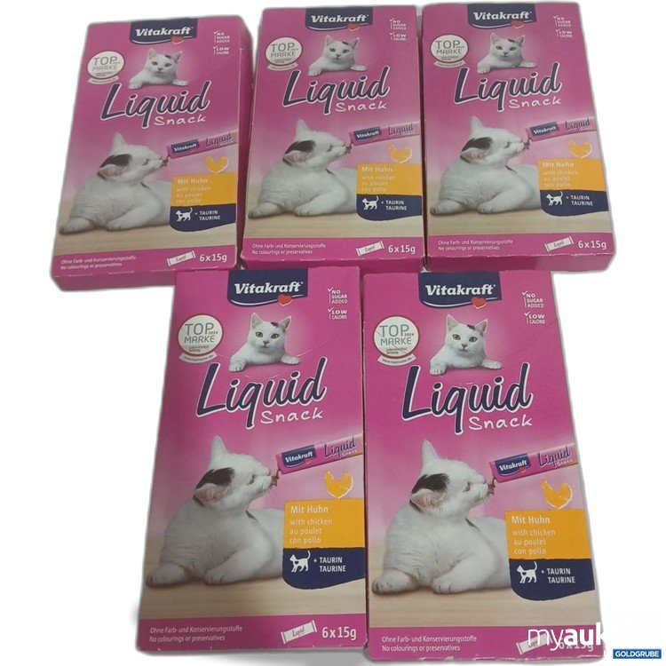 Artikel Nr. 960510: Vitakraft Liquid Snack Katzenleckerli 5x (6x15g)