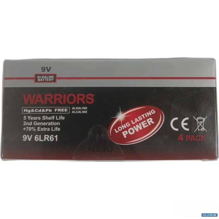 Artikel Nr. 970510 Artikel Nr. 970510: Warriors Hg&Cd&Pb free ,9V 6LR61, 4Stück