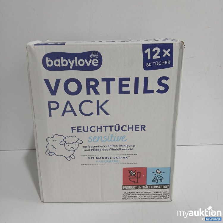 Artikel Nr. 972510: Babylove Feuchttücher sensitive 12x80Stk 