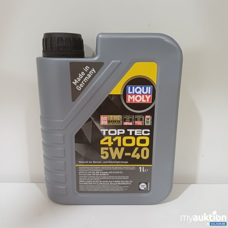 Artikel Nr. 985510: Liqui Moly Top Tec 4100 5W-40 Leichtlaufmotoröl, 1L