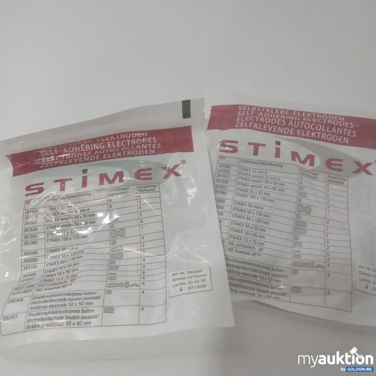 Artikel Nr. 873511: Stimex Selbstklebe-Elektroden 2Stk