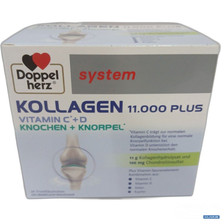 Artikel Nr. 891511: Doppel Herz Kollagen 11.000 Plus Vitamin C+D Knochen + Knorpel 30x25ml 