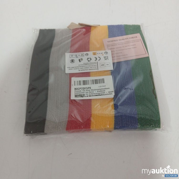 Artikel Nr. 898511: Zivacate Wiederverschließbare Kabelbinder aus Nylon 120 Stück