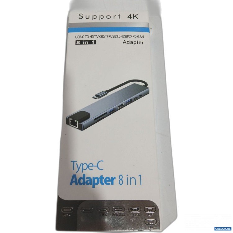 Artikel Nr. 914511: Support 4K Type-C Adapter 8in1  