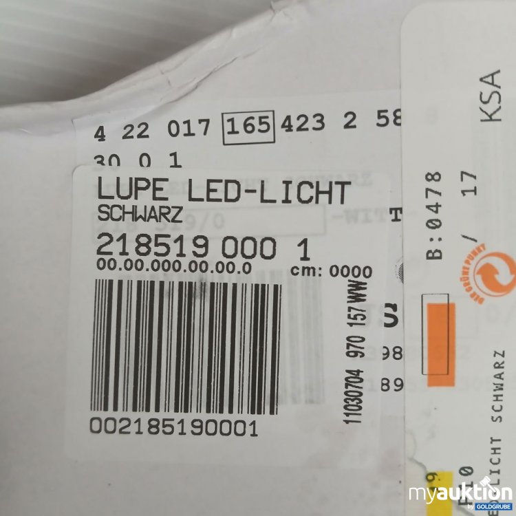 Artikel Nr. 922511: LUPE LED-LICHT Schwarz