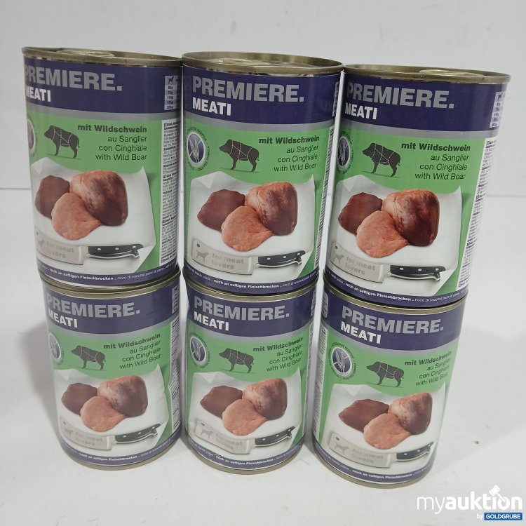 Artikel Nr. 952511: Premiere Meati Hundefutter Wildschwein 6x400g 