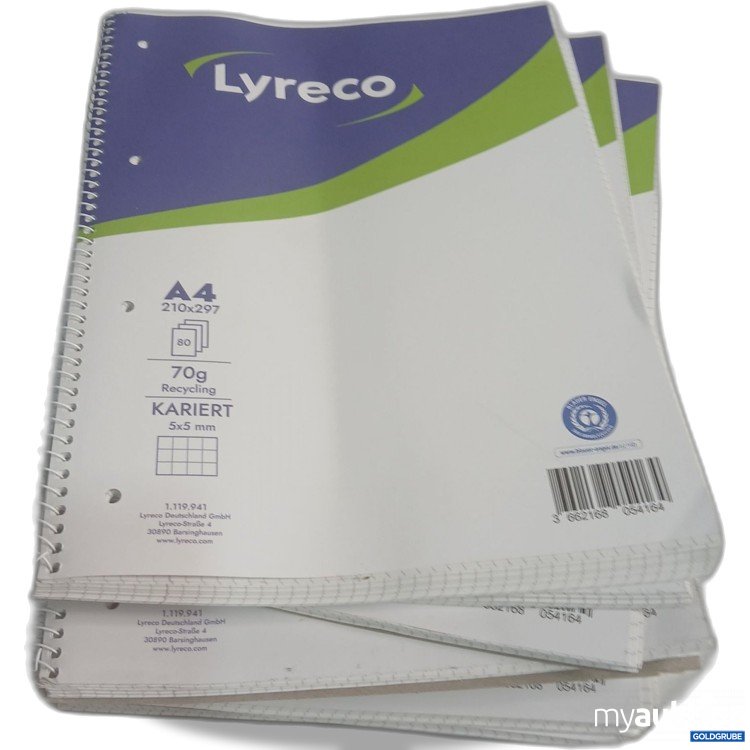 Artikel Nr. 996511 Artikel Nr. 996511: Lyreco Collegeblöcke kariert 5x5mm A4 80Blatt
