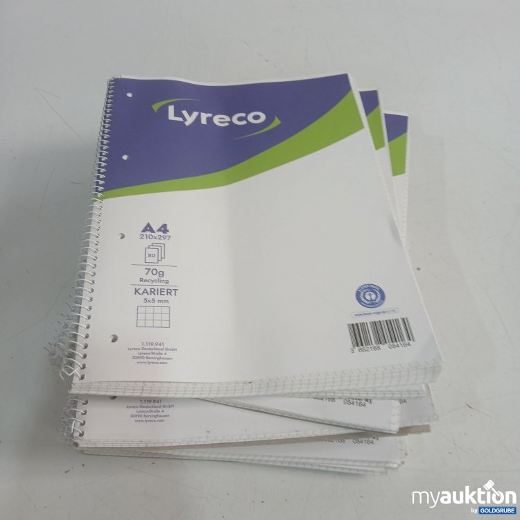 Artikel Nr. 996511 Artikel Nr. 996511: Lyreco Collegeblöcke kariert 5x5mm A4 80Blatt