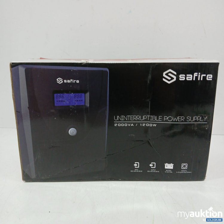 Artikel Nr. 997511 Artikel Nr. 997511: Safire Uninterruptible Power Supply 2000Va/ 1200W