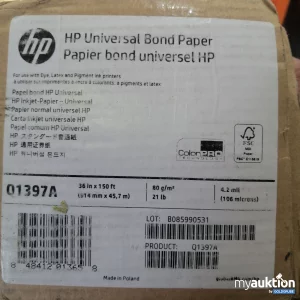 Auktion HP Inkjet Universal Papier Rolle