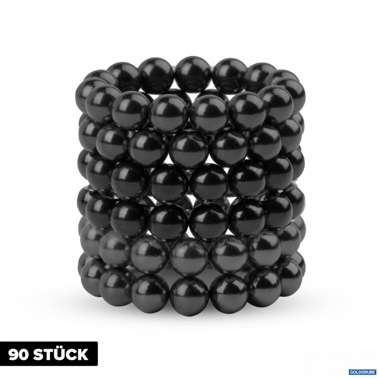 Artikel Nr. 376512 Artikel Nr. 376512: Magnetkugeln 90Stück Schwarz