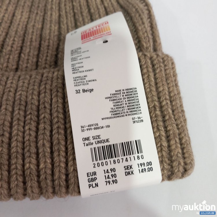 Artikel Nr. 521512 Artikel Nr. 521512: Heattech Wollmütze Beige one Size