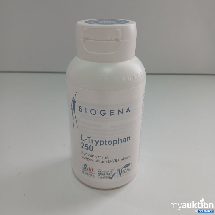 Artikel Nr. 831512 Artikel Nr. 831512: Biogena L-Tryptophan 250 120 Kapseln 56g