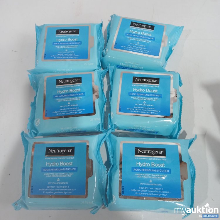 Artikel Nr. 854512 Artikel Nr. 854512: Neutrogena Hydro Boost Aqua Reinigungstücher je 25Stk