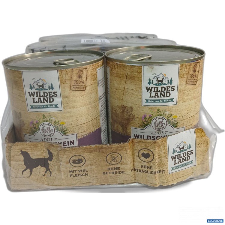 Artikel Nr. 885512: Wildes Land Adult Wildschwein mit Pastinaken, Brombeeren, Wildkräutern & Distelöl 6x800g