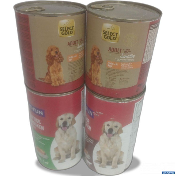 Artikel Nr. 890512 Artikel Nr. 890512: Diverses Hundefutter 2mal1240g + 2mal 800g