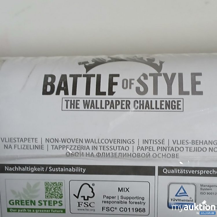 Artikel Nr. 918512: Battle of Style Tapete Steinoptik