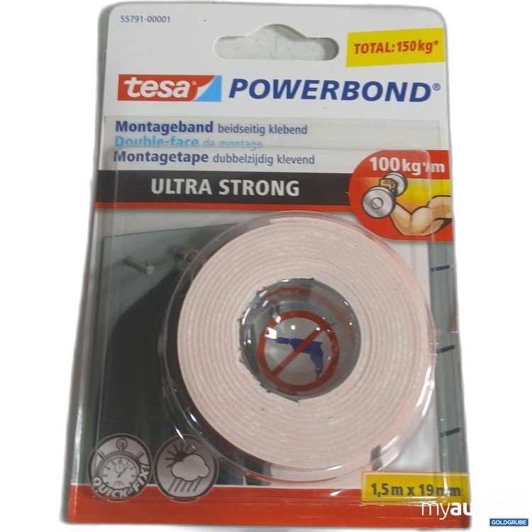 Artikel Nr. 992512: Tesa Powerbond Montageband 1,5m x 19mm 