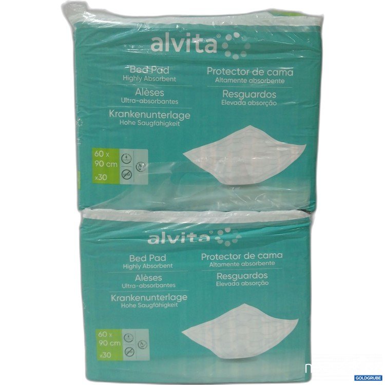 Artikel Nr. 993512 Artikel Nr. 993512: Alvita Krankenunterlage 60x90cm 2x30Stk